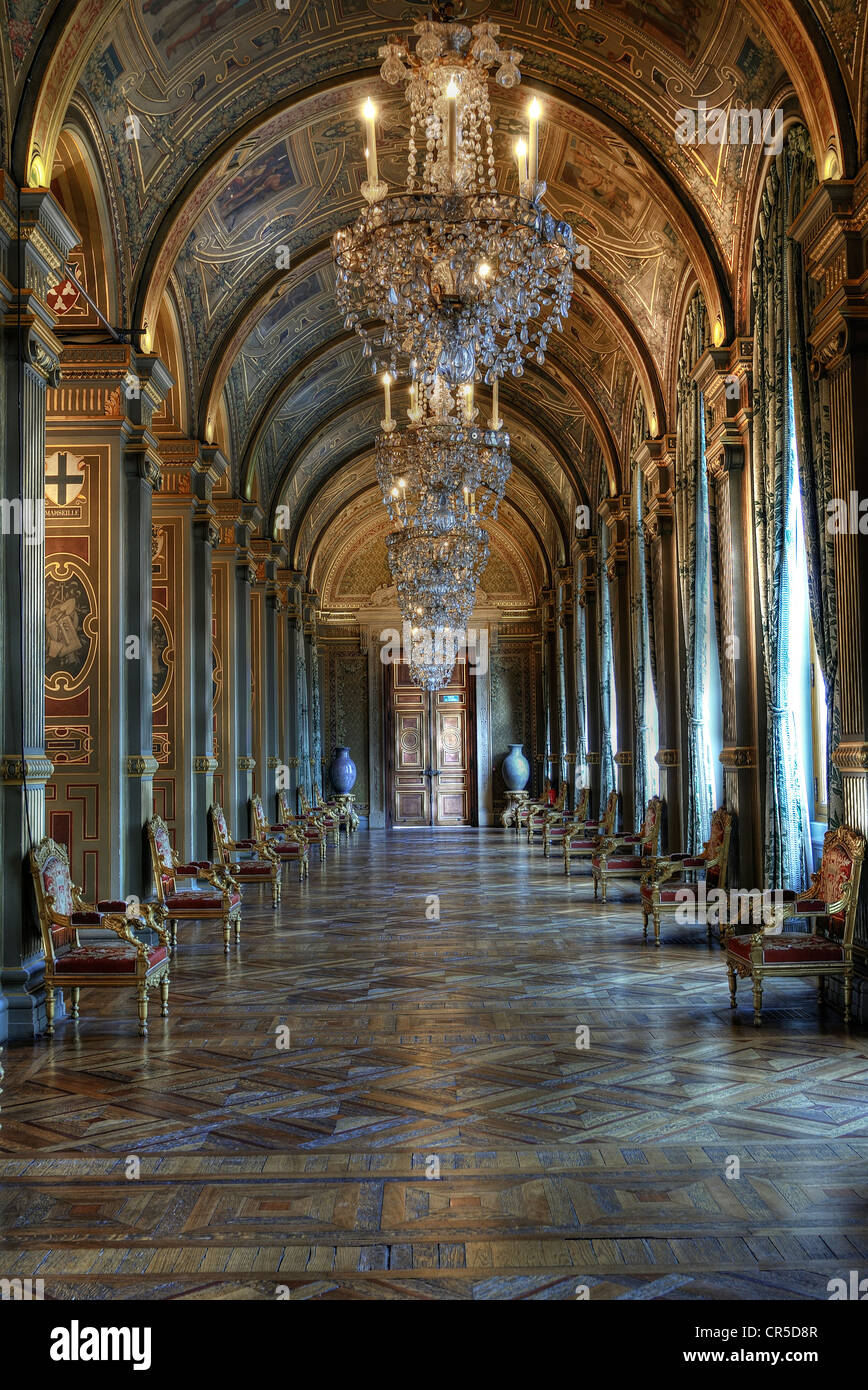 Frankreich, Paris, das Hotel de Ville (Rathaus), Galland Galerie Stockfoto