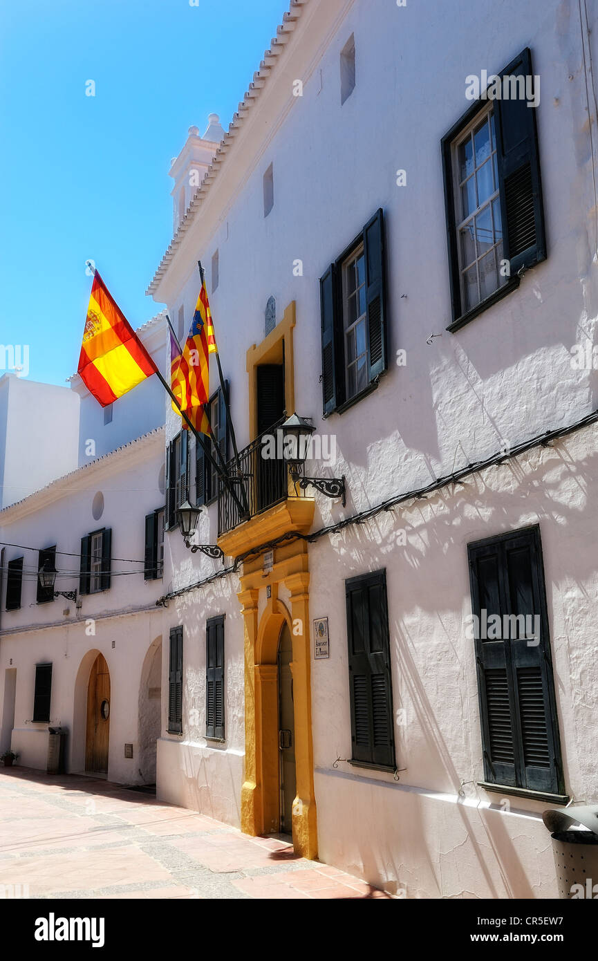 Gemeindeverwaltung für es Mercadel Menorca Spanien Stockfoto