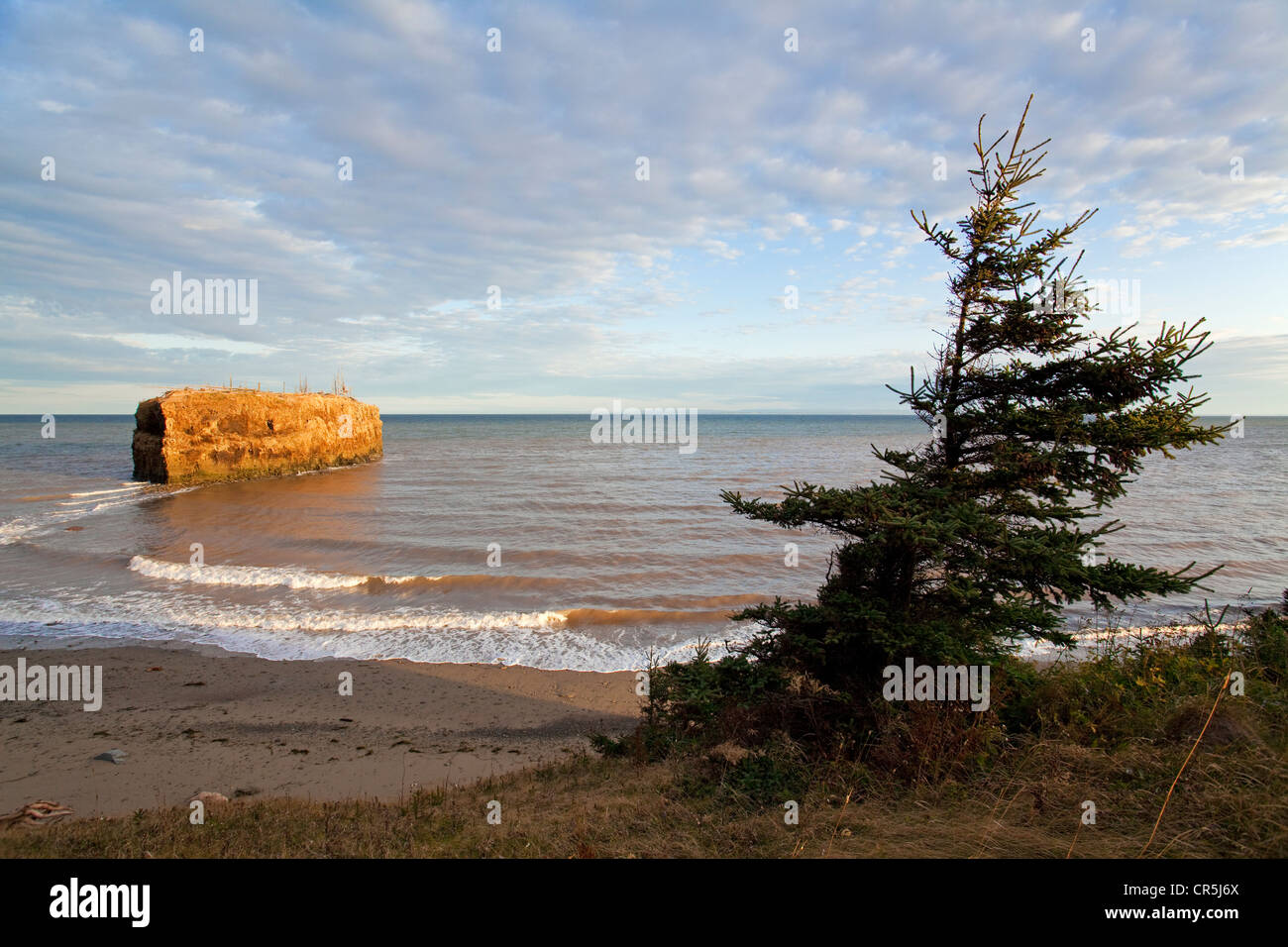 Kanada, New Brunswick, Acadia, Caraquet, Grande Anse Beach Stockfoto