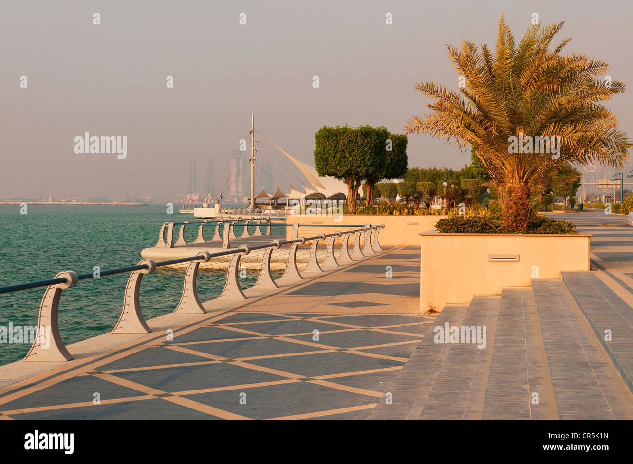 Elk206-1017 Vereinigte Arabische Emirate, Abu Dhabi Corniche Stockfoto