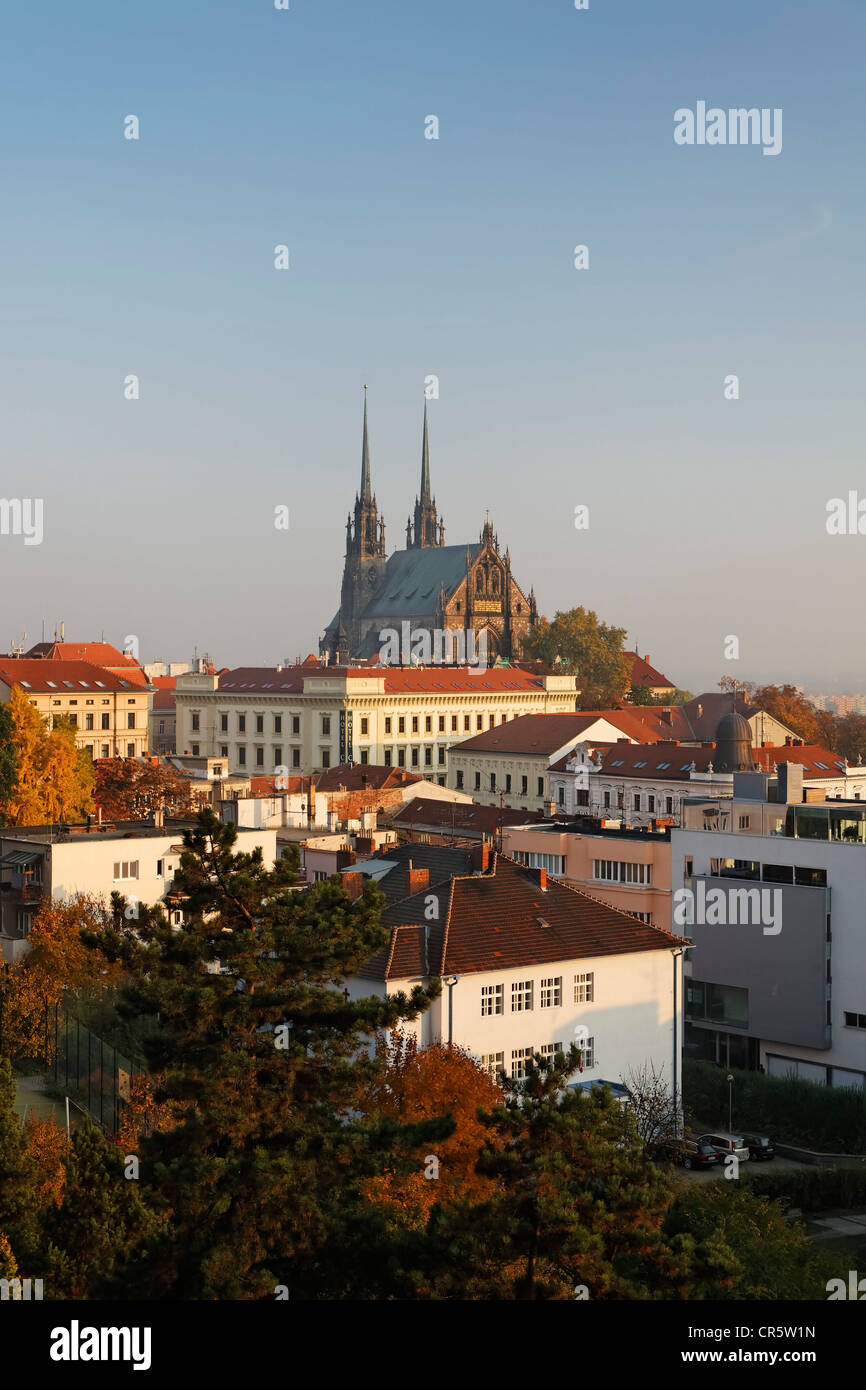 St. Peter und Paul Kathedrale in Brünn, South Moravia, Mähren, Tschechische Republik, Europa Stockfoto