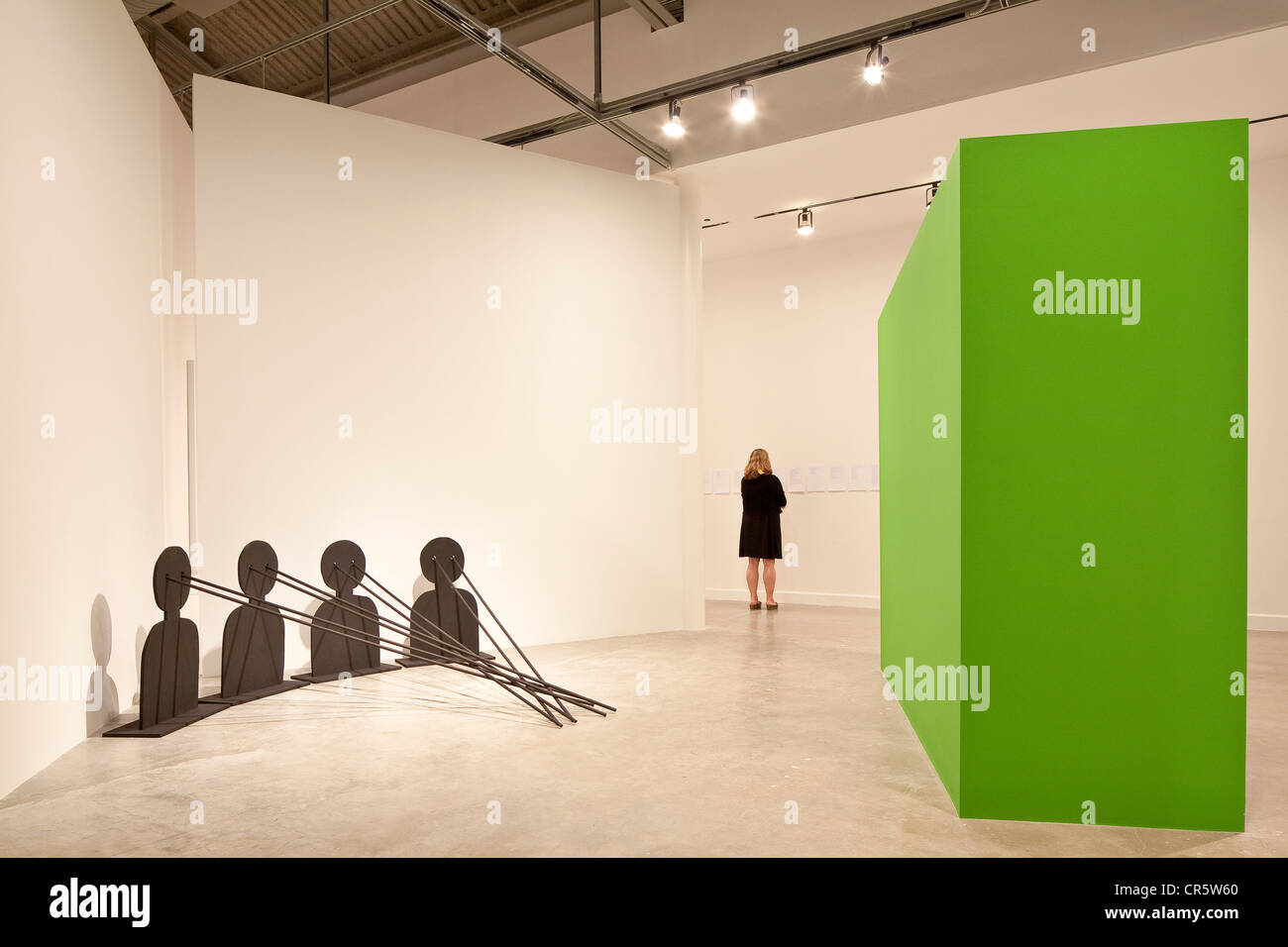 USA, Florida, Miami, North Miami Museum of contemporary Art (MOCA), Kunstwerk von Olaf Breuning Stockfoto