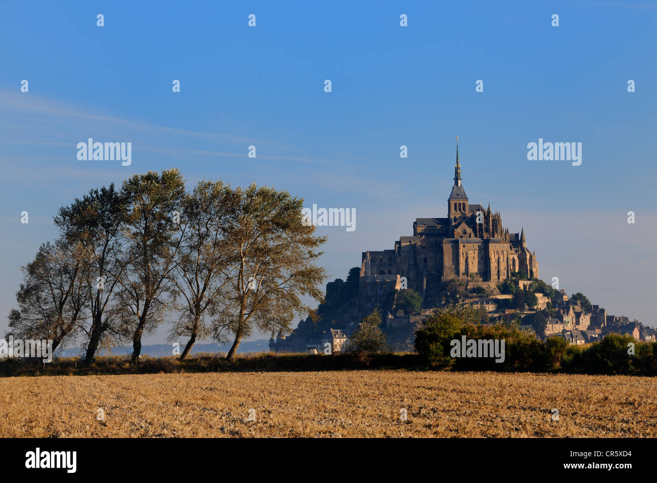 Frankreich, Manche, Mont St. Michel, UNESCO-Welterbe Stockfoto