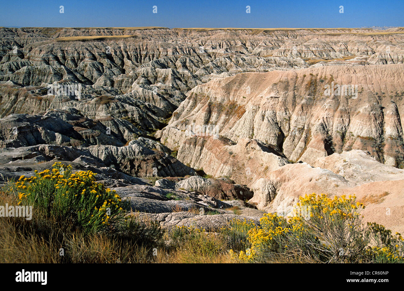 USA, South Dakota Badlands Nationalpark Stockfoto