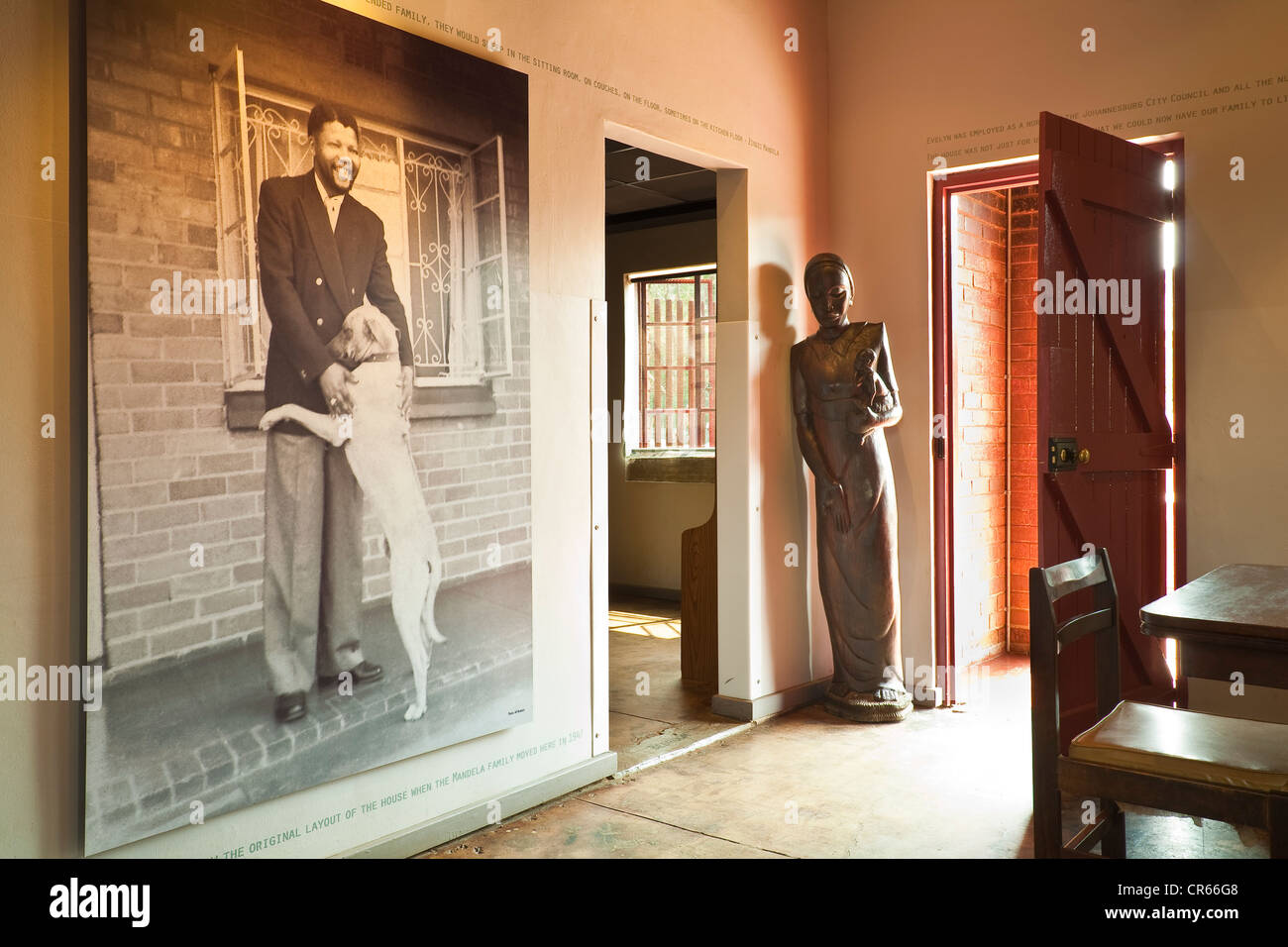 Johannesburg, Südafrika, Provinz Gauteng, Mandela House Museum, Haus, wo Nelson Mandela viele Jahre gelebt, der Stockfoto