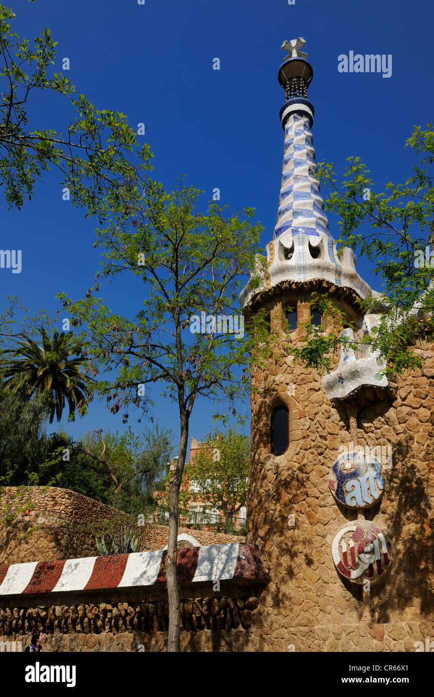 Spanien, Katalonien, Barcelona, Vallarca Bezirk, Palau Güell des Architekten Antoni Gaudí, UNESCO-Welterbe Stockfoto