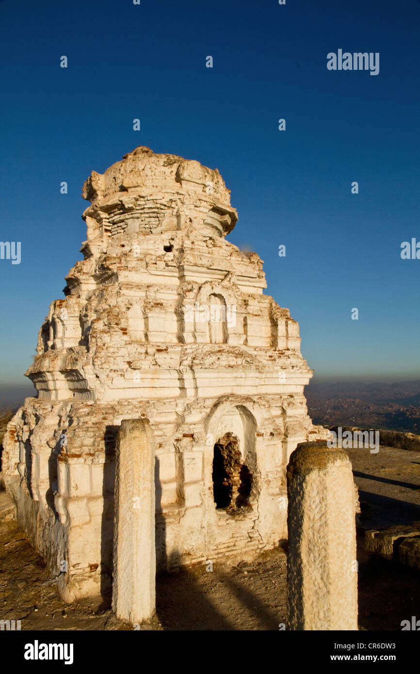Indien, Karnataka, Hampi, Ansicht von Vijayanagara Ruinen Stockfoto