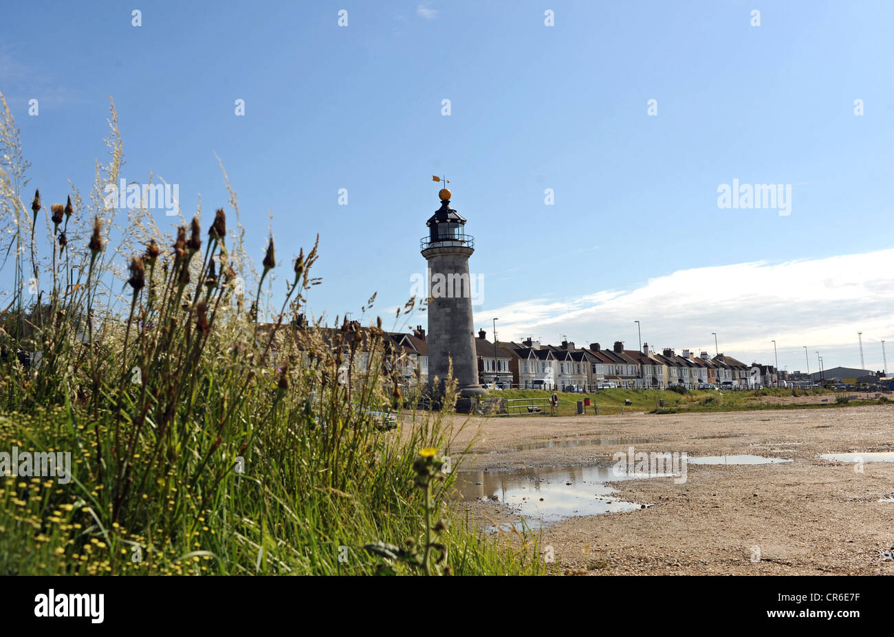 Shoreham Hafen Leuchtturm Sussex UK Stockfoto