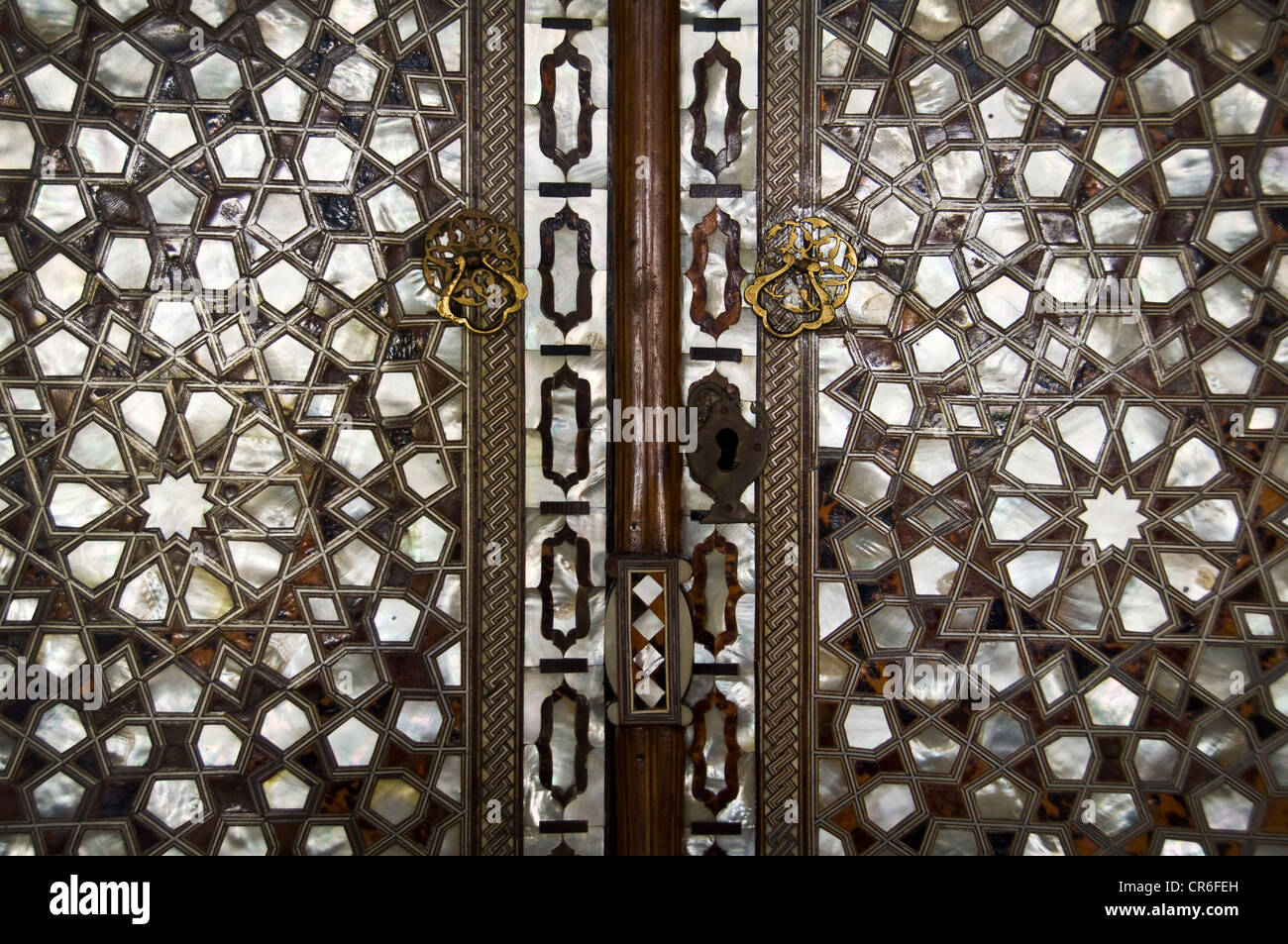 Detail einer Tür im Topkapi-Palast - Istanbul, Türkei Stockfoto