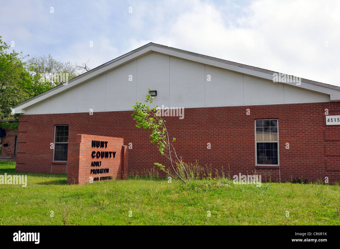 Jagen Sie Grafschaft Erwachsenen Bewährung in Greenville, Texas, USA Stockfoto