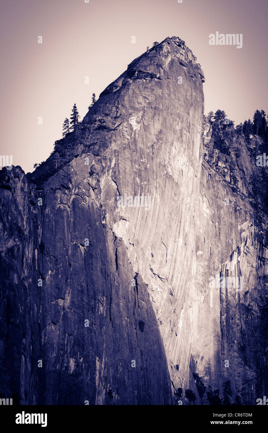 Der schiefe Turm, Yosemite-Nationalpark, Kalifornien USA Stockfoto