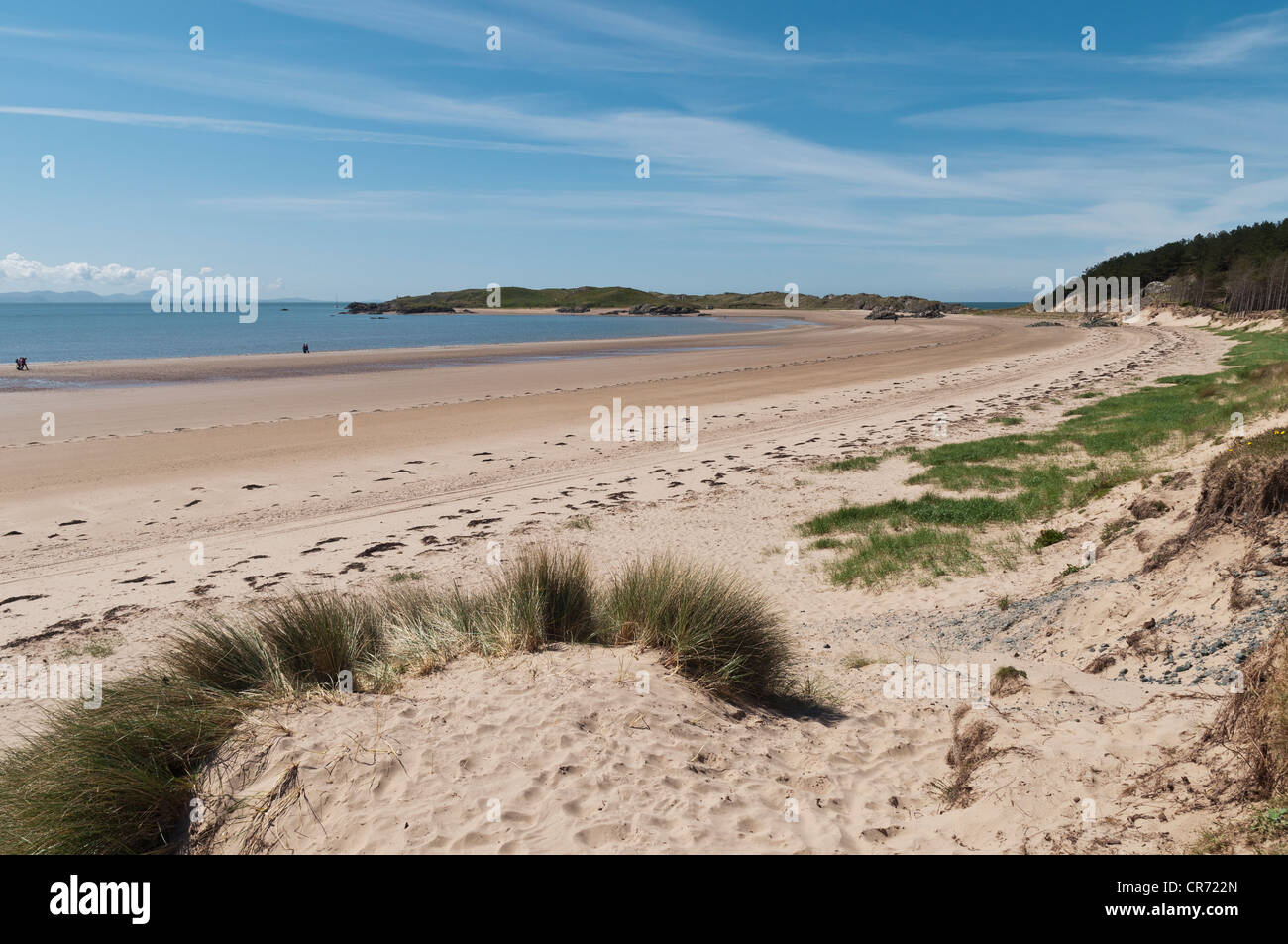 Llanddwyn Insel Anglesey Nordwales Stockfoto