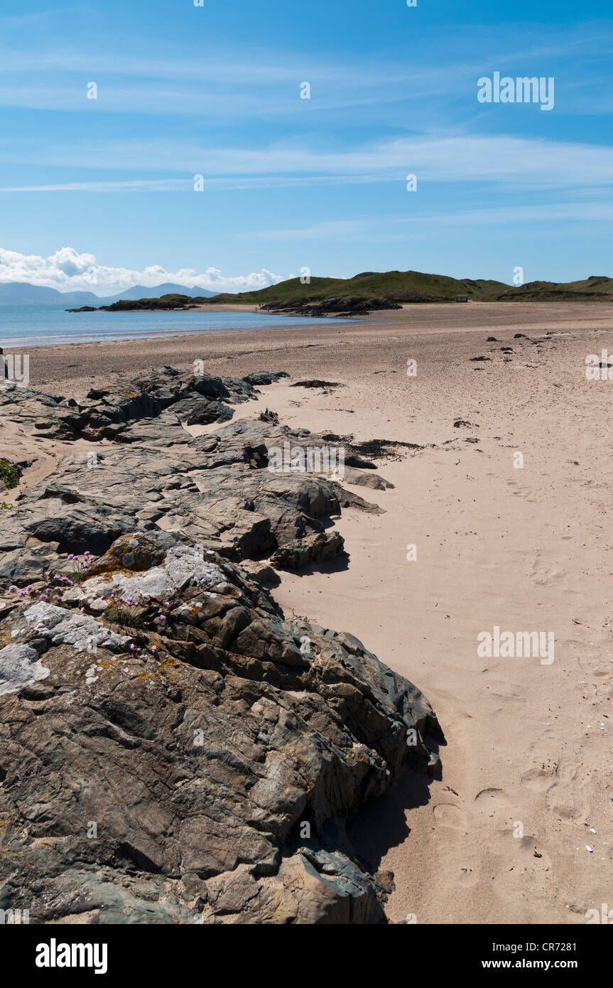 Llanddwyn Insel Anglesey Nordwales Stockfoto