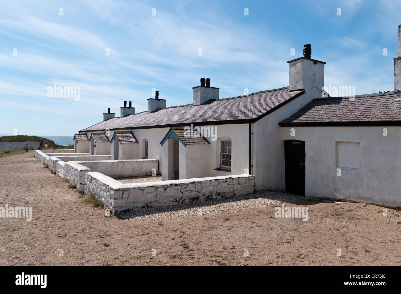 Pilot auf dem Land auf Llanddwyn Insel Anglesey North Wales Stockfoto