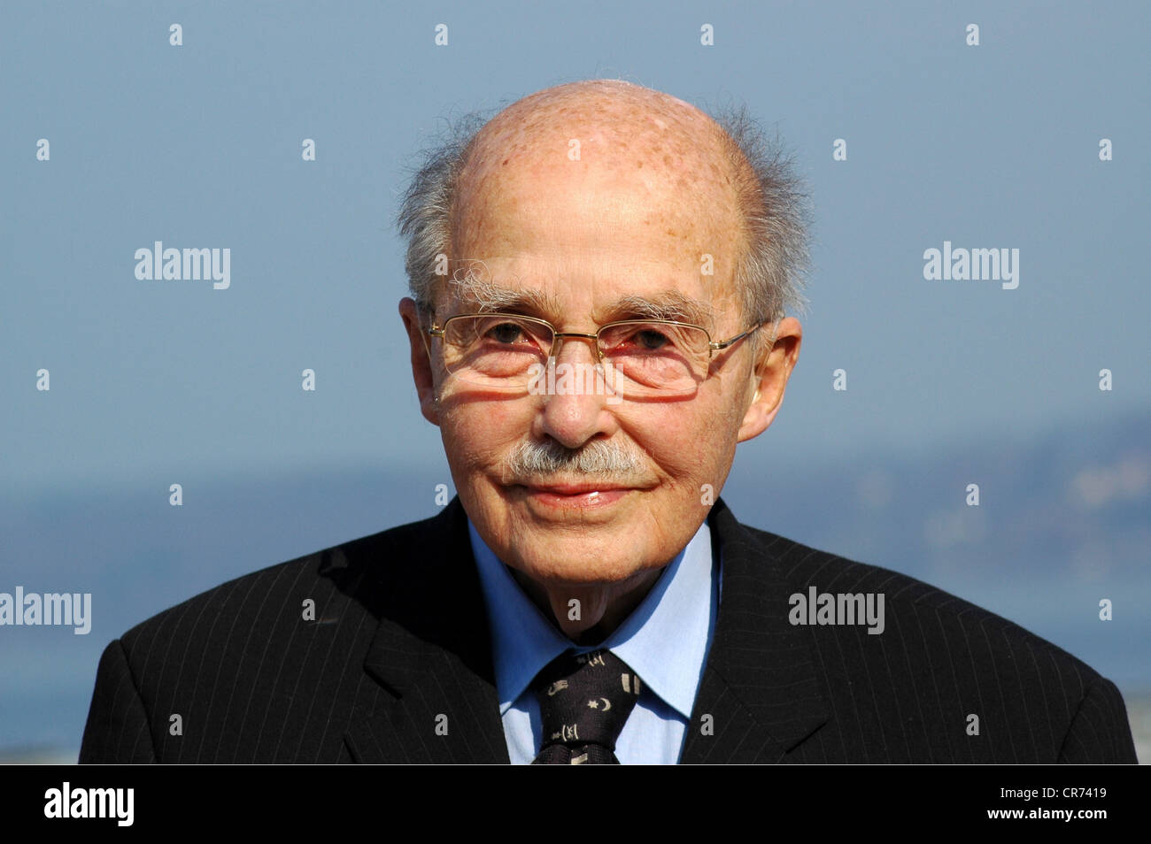 Habsburg, Otto von, 20.11.1912 - 4.7.2011, Österreichisch-Deutscher Verleger, Politiker, Porträt, im Forsthaus am See, Starnberger See, Deutschland, 15.3.2007, Stockfoto