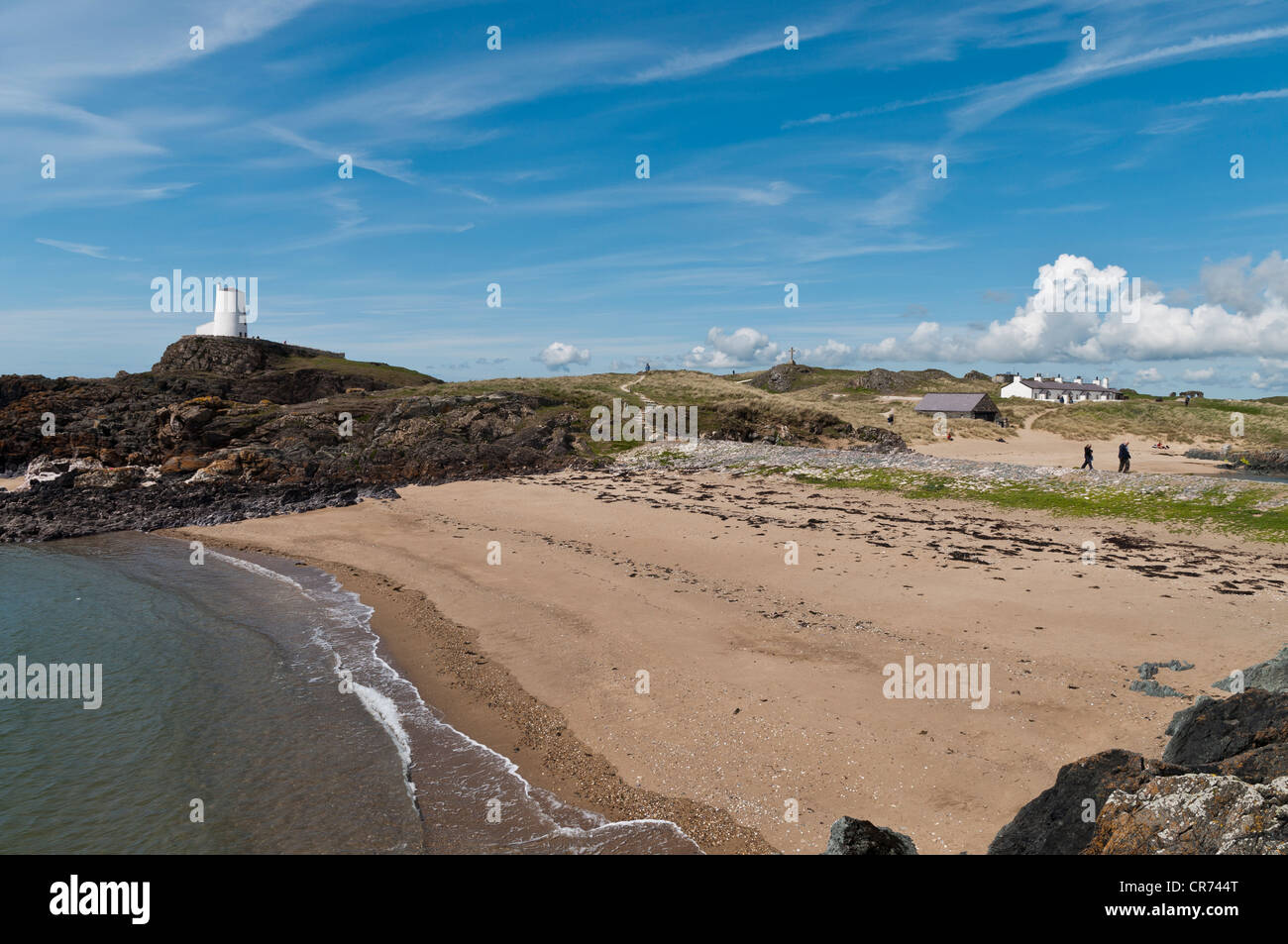 Porth Twr-Bach auf Llanddwyn Insel Anglesey Nordwales Stockfoto