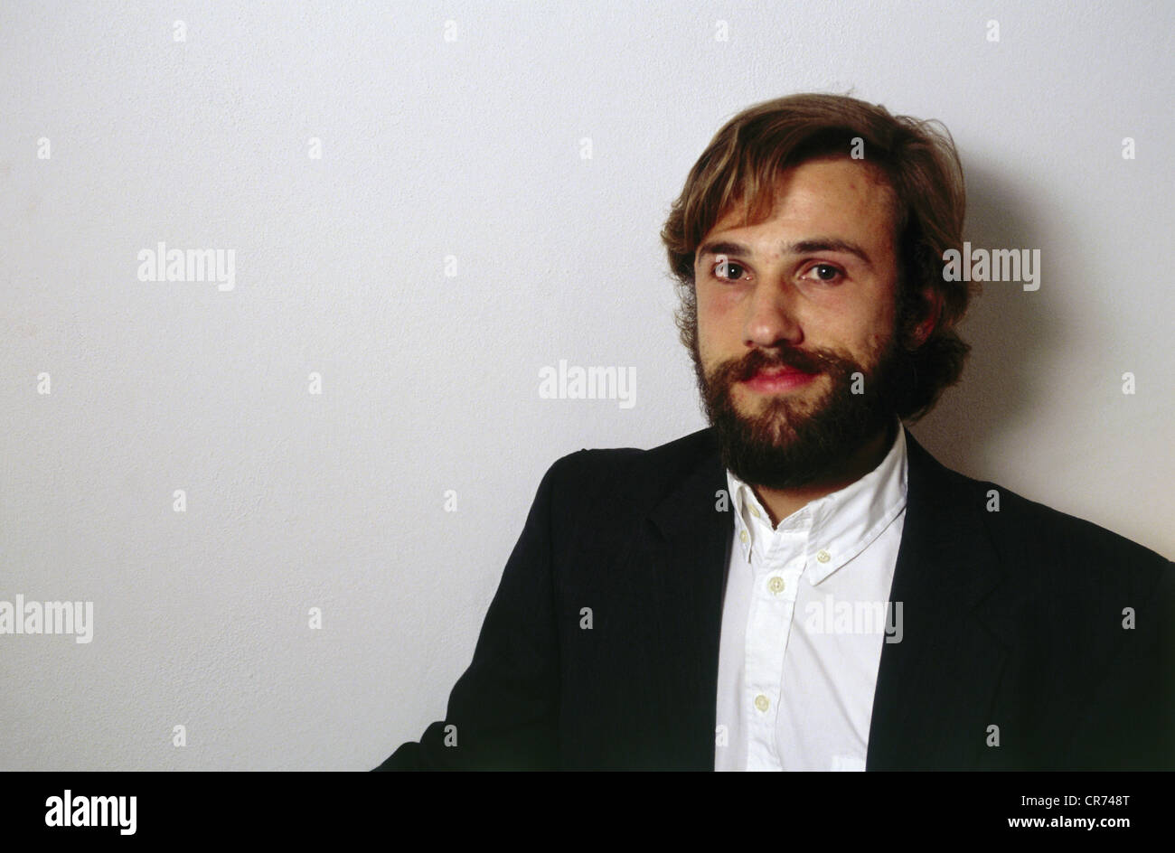 Walzer, Christoph, * 4.10.1956, österreichischer Schauspieler, halbe Länge, Foto während der Dreharbeiten zu dem Fernsehfilm "Ein König für Burning", ca. 1992/1993, Stockfoto
