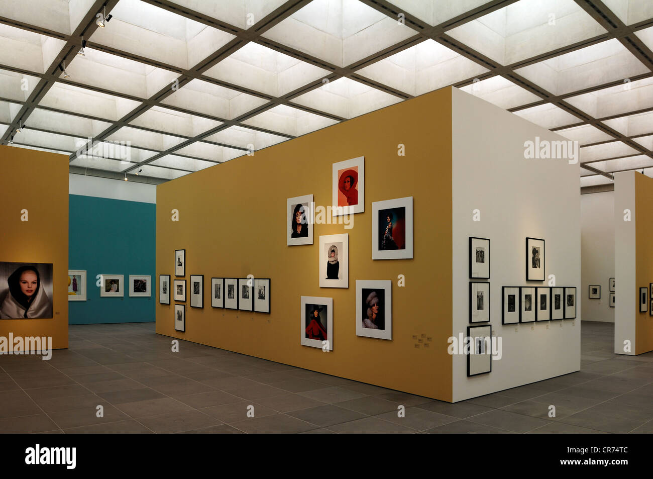 Ausstellungsraum im neuen Museum Nürnberg, Luitpoldstrasse 5, Nürnberg, Middle Franconia, Bayern, Deutschland, Europa Stockfoto