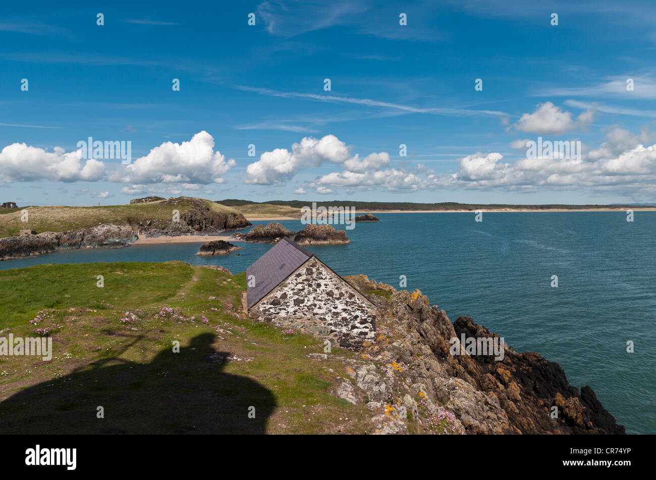 Llanddwyn Insel Anglesey Nordwales Stockfoto