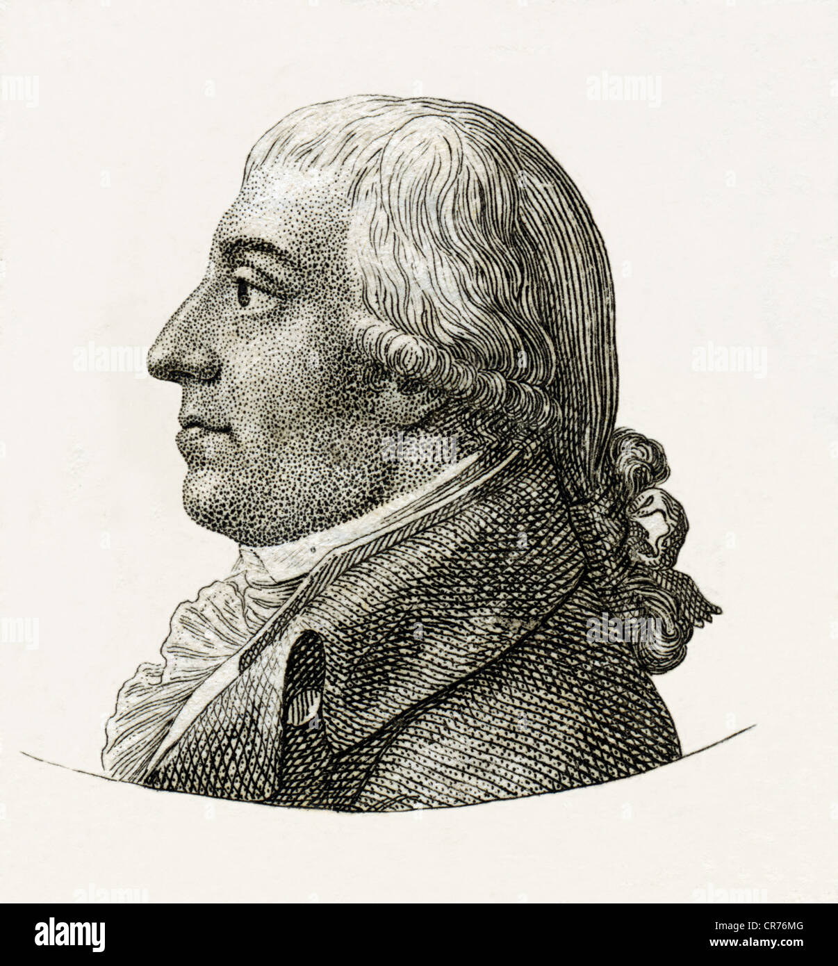 Buerger, Gottfried August, deutscher Dichter, geb. 31. 12. 1749 in Molmerswende, gestorben 08. 06. 1794 in Göttingen, Porträt, Kupferstich, ca. 1820, Artist's Urheberrecht nicht gelöscht werden Stockfoto