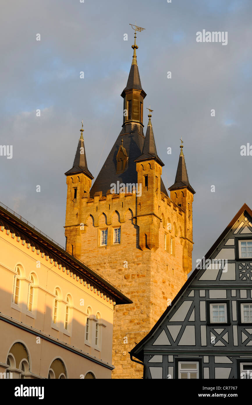 Blauer Turm halten, Bad Wimpfen, Baden-Württemberg, Deutschland, Europa Stockfoto