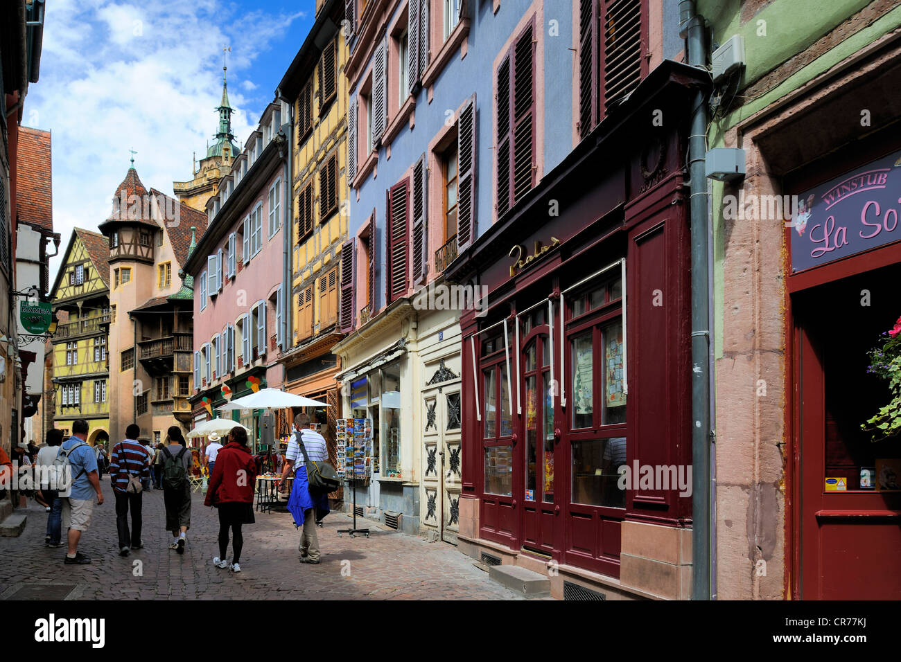 Frankreich, Haut Rhin, Colmar, Maison Pfister von Renaissance-Stil (1537) in rue des Marchands Stockfoto