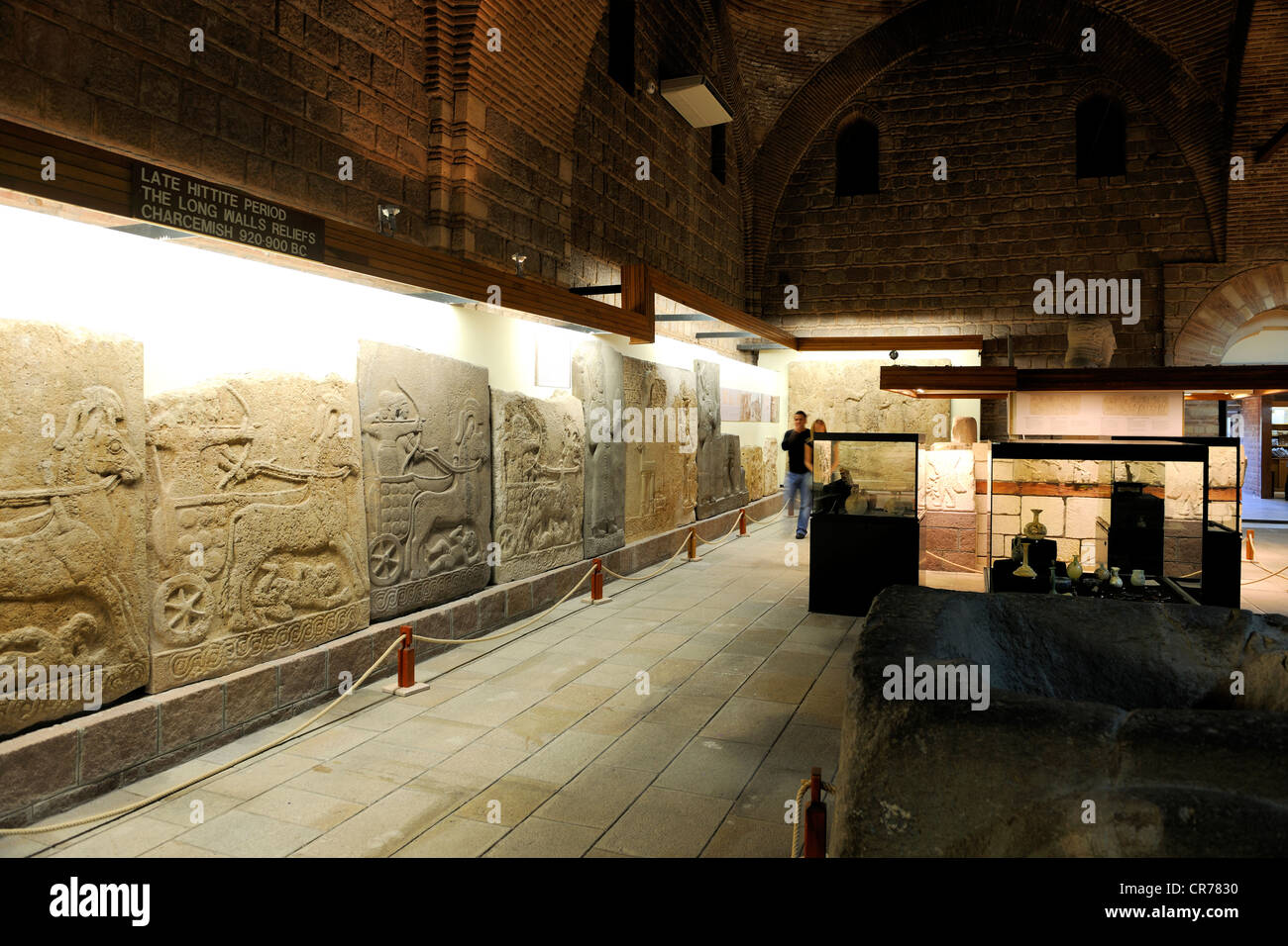 Zentral-Anatolien, Ankara, Anadolu Medeniyetleri Muzesi (Museum für Anatolische Zivilisationen), Türkei, Halle der hethitischen Stockfoto