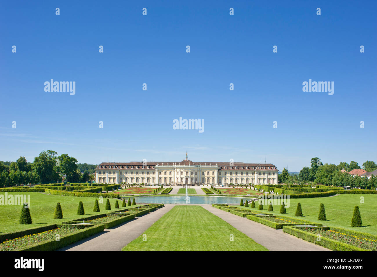 Barock in Bloom, Schloss Ludwigsburg, Ludwigsburg, Neckar, Baden-Württemberg, Deutschland, Europa Stockfoto