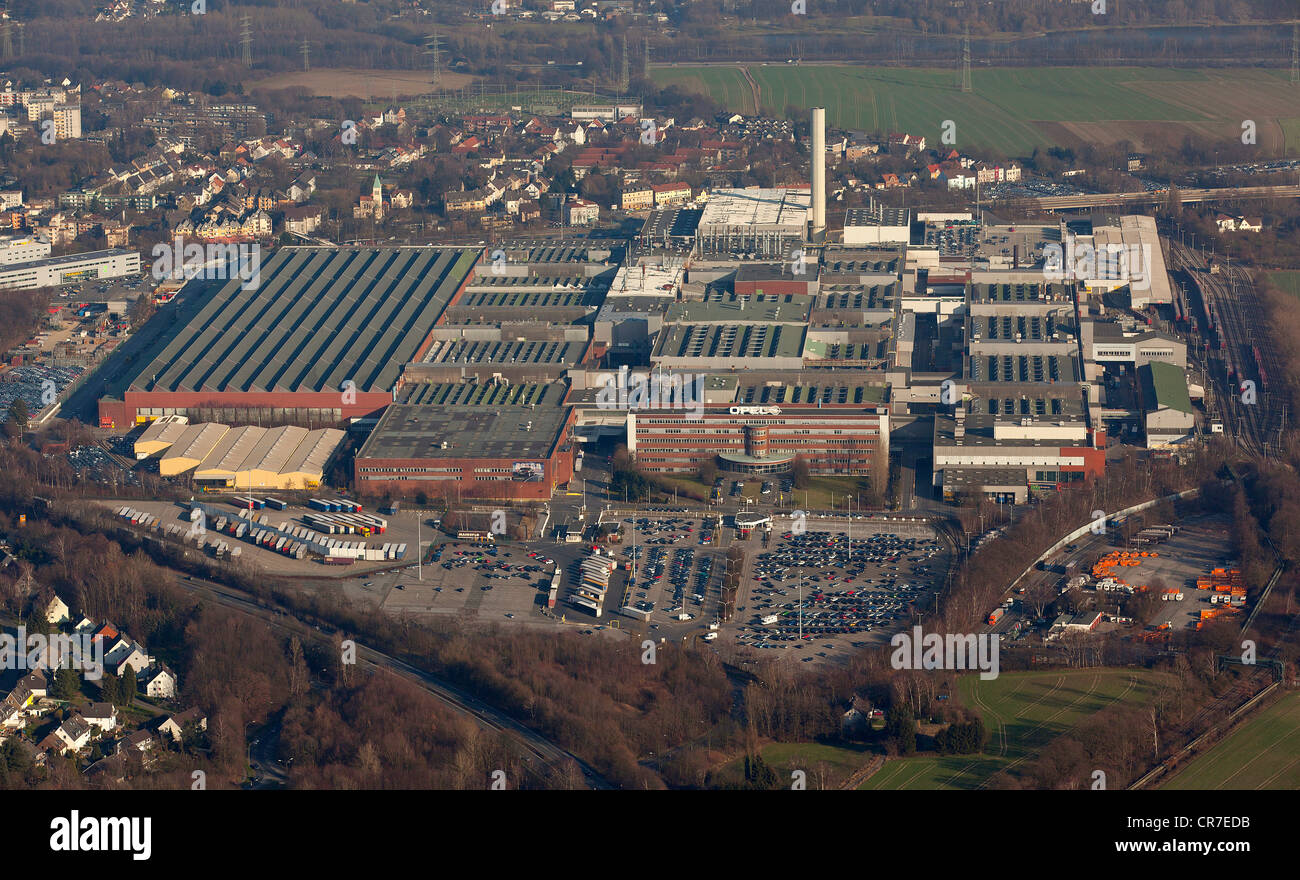Luftbild, Opel Werk 1 Pflanze, Bochum, Ruhrgebiet, Nordrhein-Westfalen, Deutschland, Europa Stockfoto