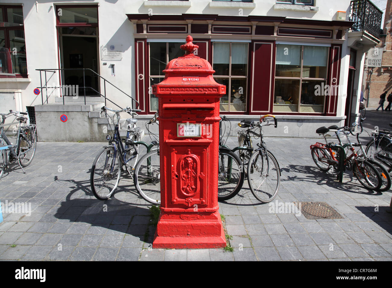 Belgien. Brügge. Die Straßen der Stadt. Postfach Stockfoto