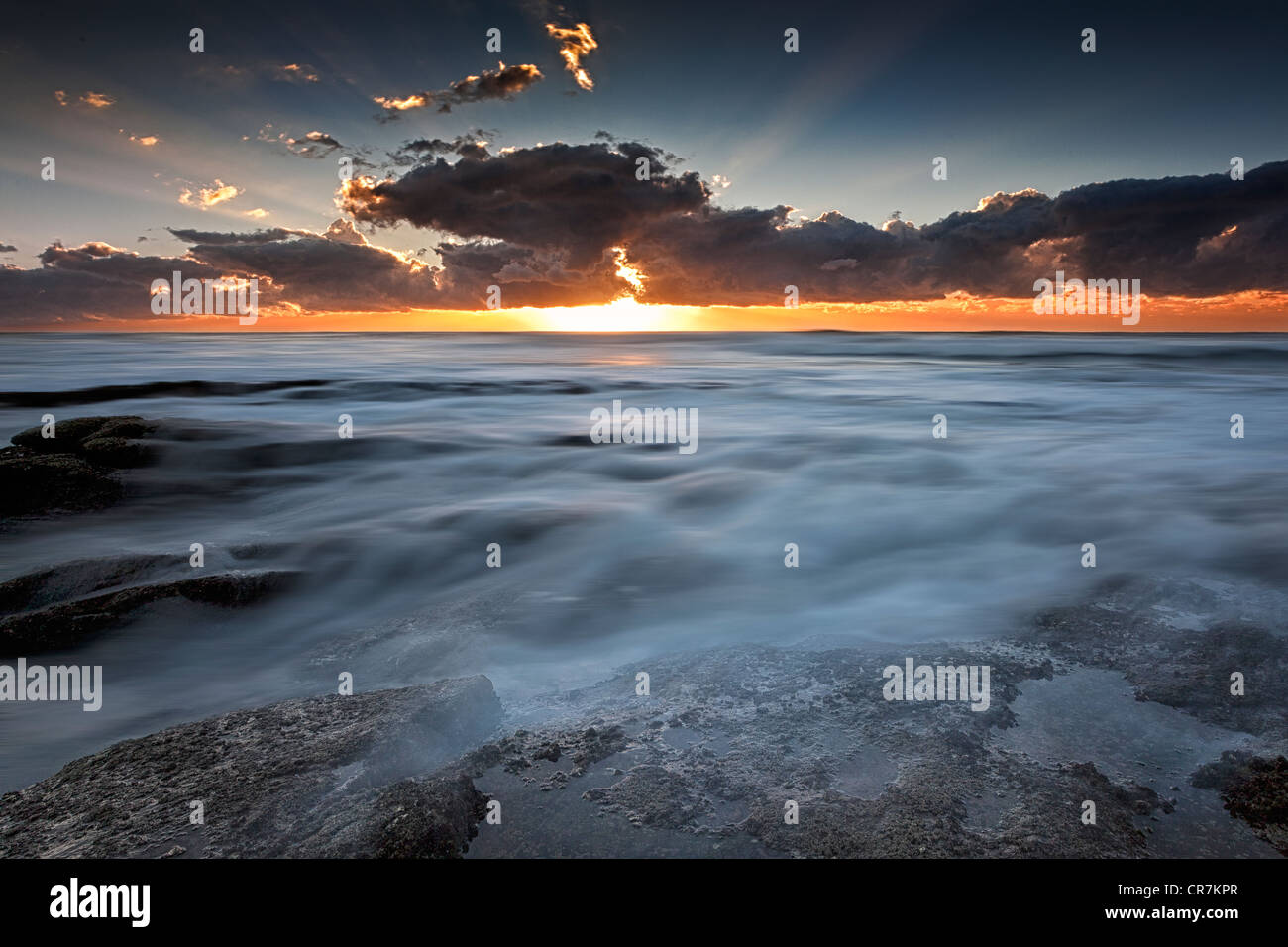 Seascape in Zinkwazi, Südafrika Stockfoto