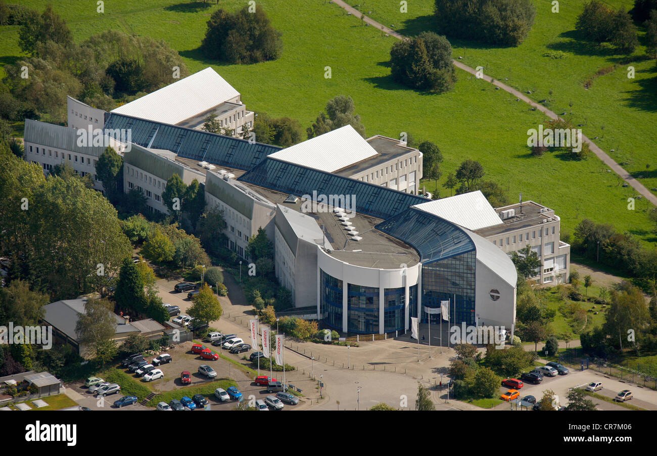 Luftaufnahme, Private Universität Witten, Ruhrgebiet, Nordrhein-Westfalen, Deutschland, Europa Stockfoto