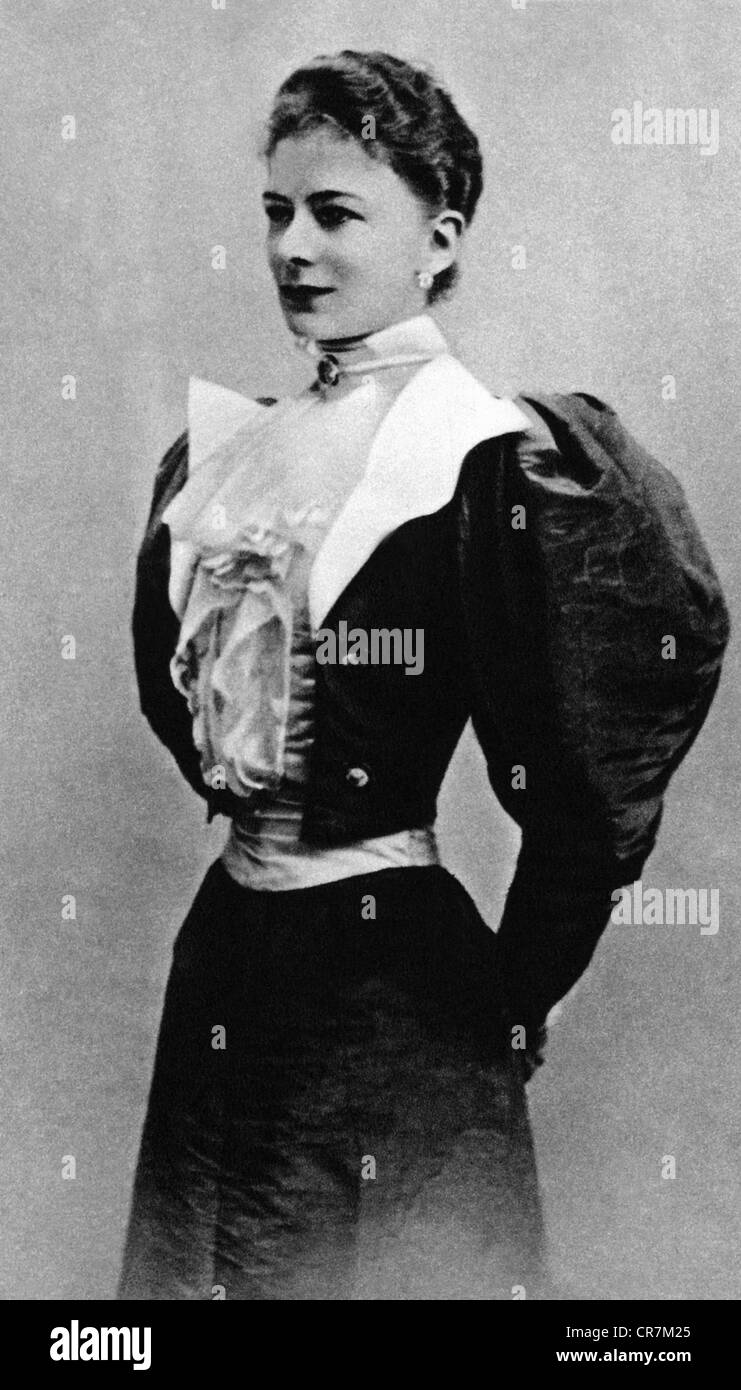 Chotek von Chotkowa, Sophie, 1.3.1868 - 28.6.1914, Herzogin von Hohenberg 1905 - 1914, halbe Länge, ca. 1905, Stockfoto