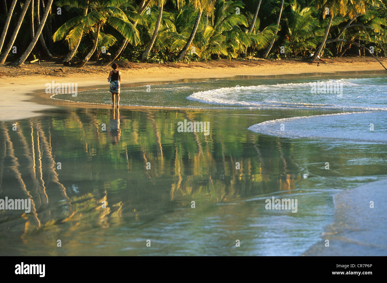 Dominikanische Republik, Halbinsel Samana, Las Terrenas, Bonita beach Stockfoto