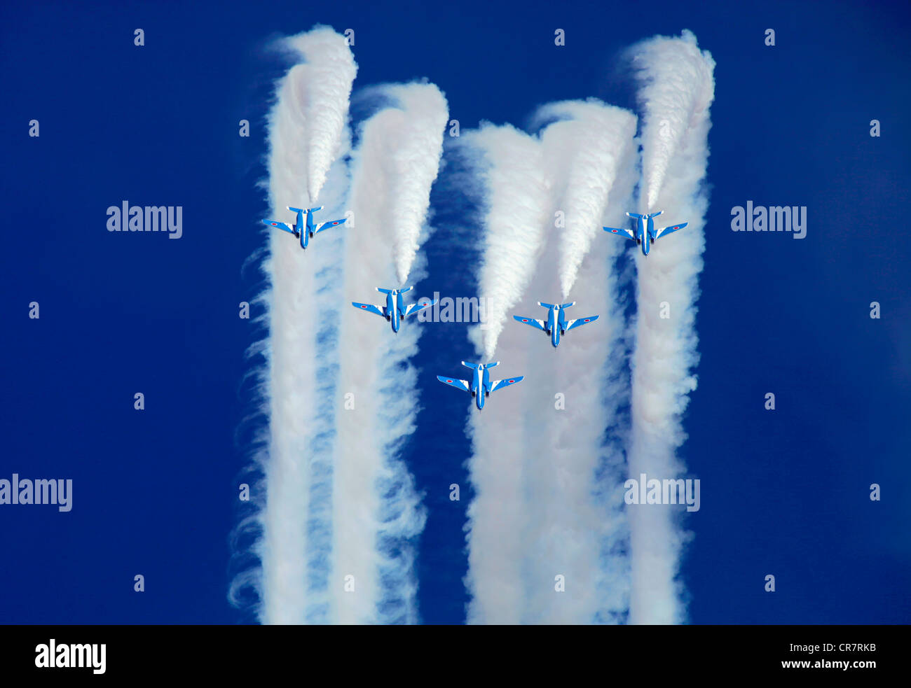 Die Blue Impulse Kunstflug Demonstration Team aus Japan Air Self-Defense Force Stockfoto