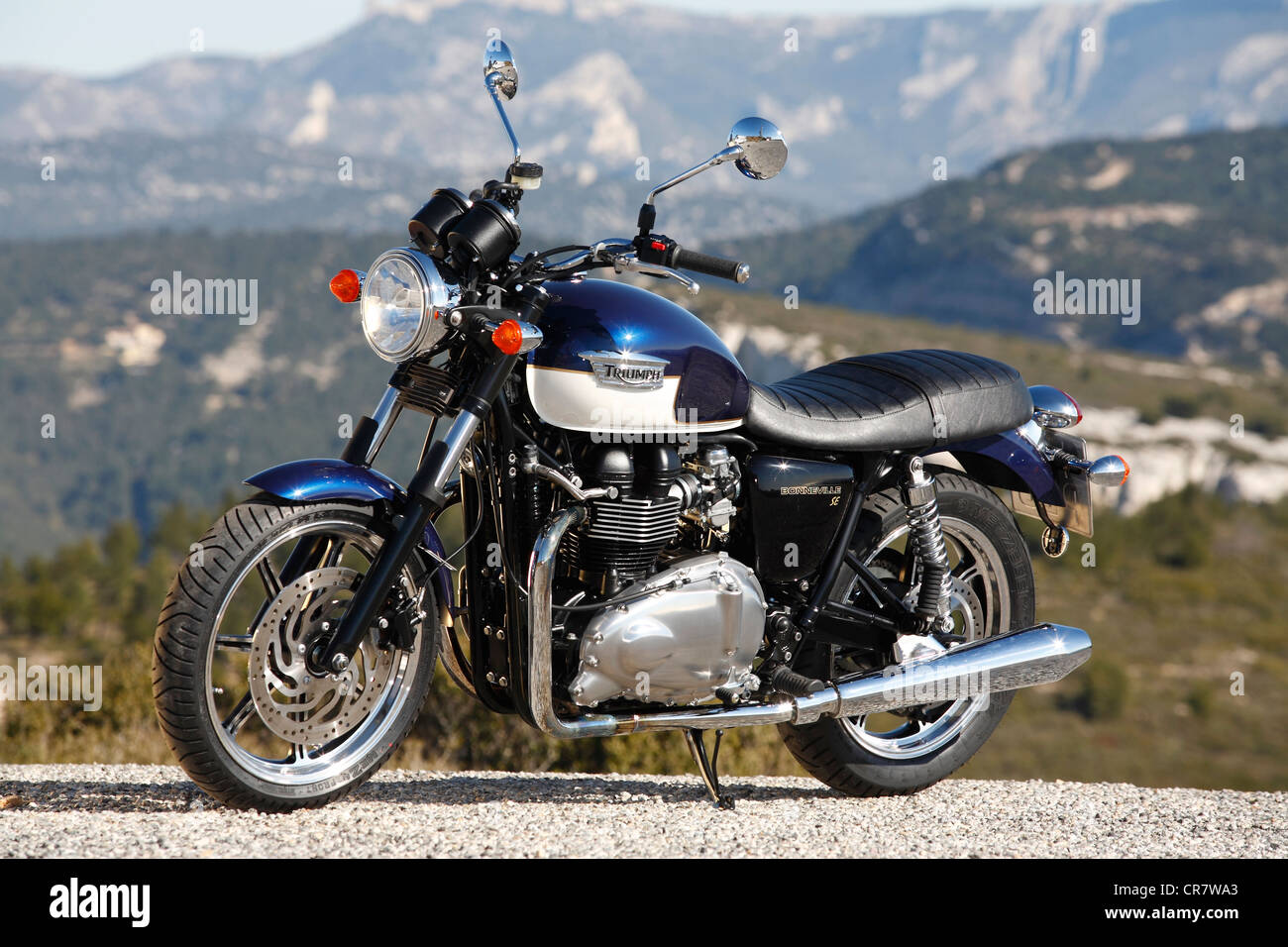 Triumph Bonneville SE, Motorrad Stockfoto