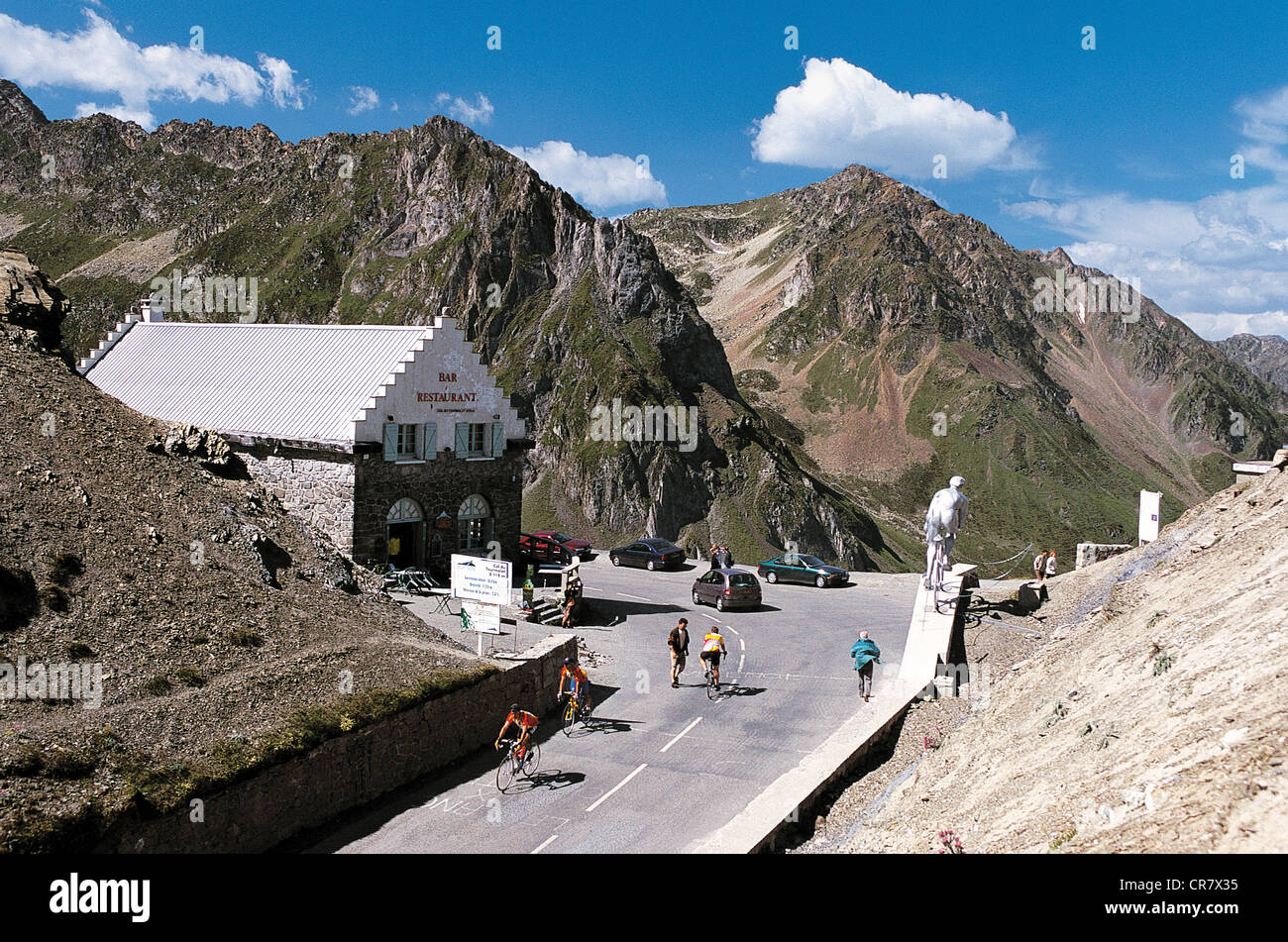 Frankreich, Hautes-Pyrenäen, der Col du Tourmalet (2115m) Stockfoto