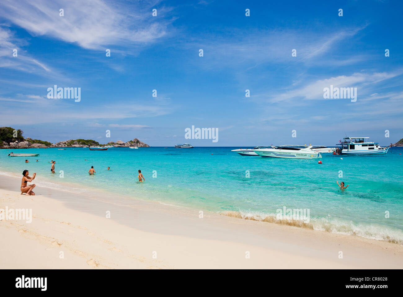 Thailand, Provinz Krabi, National Marine Park der Similan Inseln, Insel Nr. 8 Stockfoto