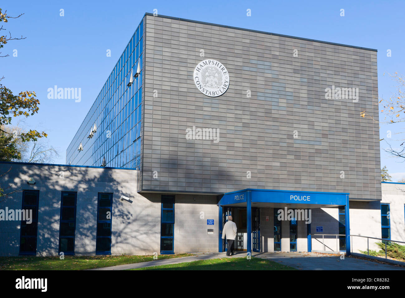 Hampshire Constabulary, Polizei, London Road, Basingstoke, Hampshire, England, Vereinigtes Königreich, Europa Stockfoto