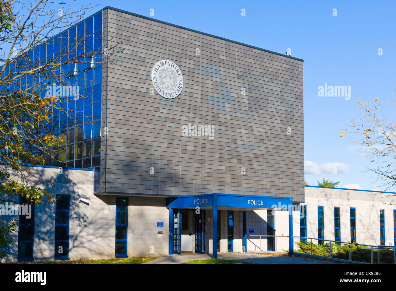 Hampshire Constabulary, Polizei, London Road, Basingstoke, Hampshire, England, Vereinigtes Königreich, Europa Stockfoto