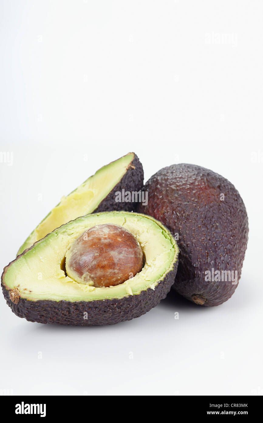 Avocado (Persea Americana Mill. oder Persea Gratissima) Stockfoto