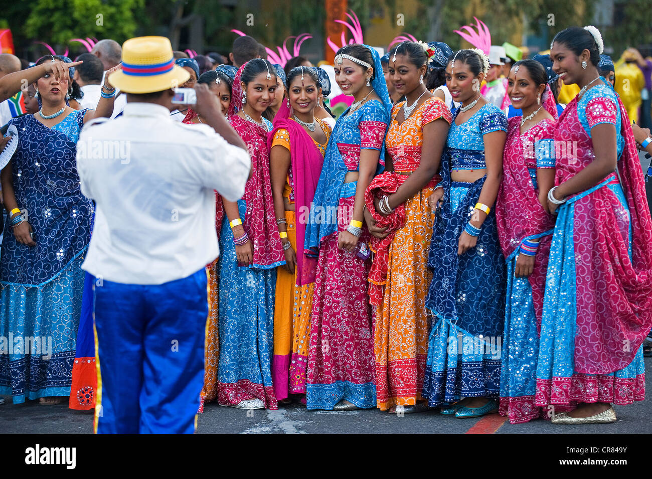 Südafrika, Western Cape, Cape Town, indische Gemeinschaft, die Teilnahme an den Karneval Stockfoto