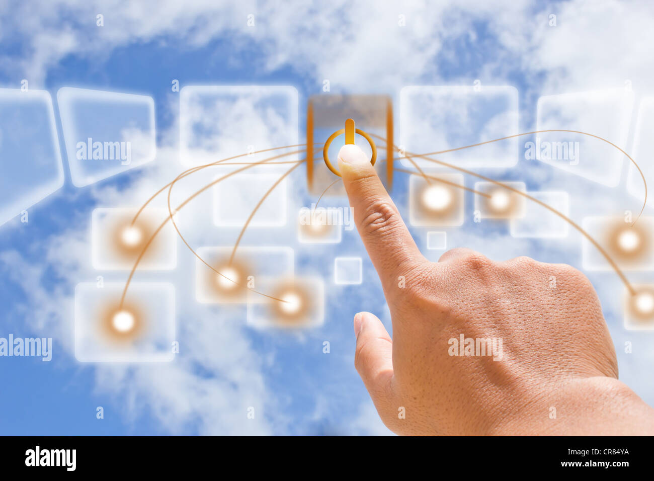 Cloud-Computing Stockfoto