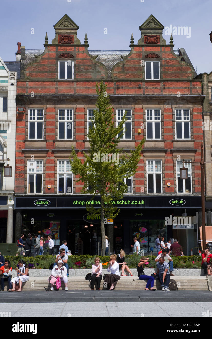 Vereinigtes Königreich, East Midlands, Nottinghamshire, Nottingham Stadtzentrum, Old Market Square Stockfoto