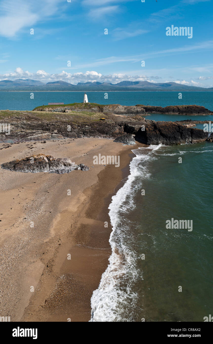 Porth Twr-Mawr auf Llanddwyn Insel Anglesey Nordwales Stockfoto