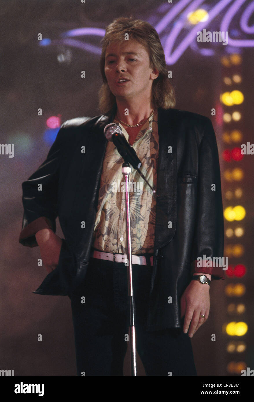 Norman, Chris, * 25.10.1950, britischer Sänger, halbe Länge, auf der Bühne, 1990er Jahre, Stockfoto