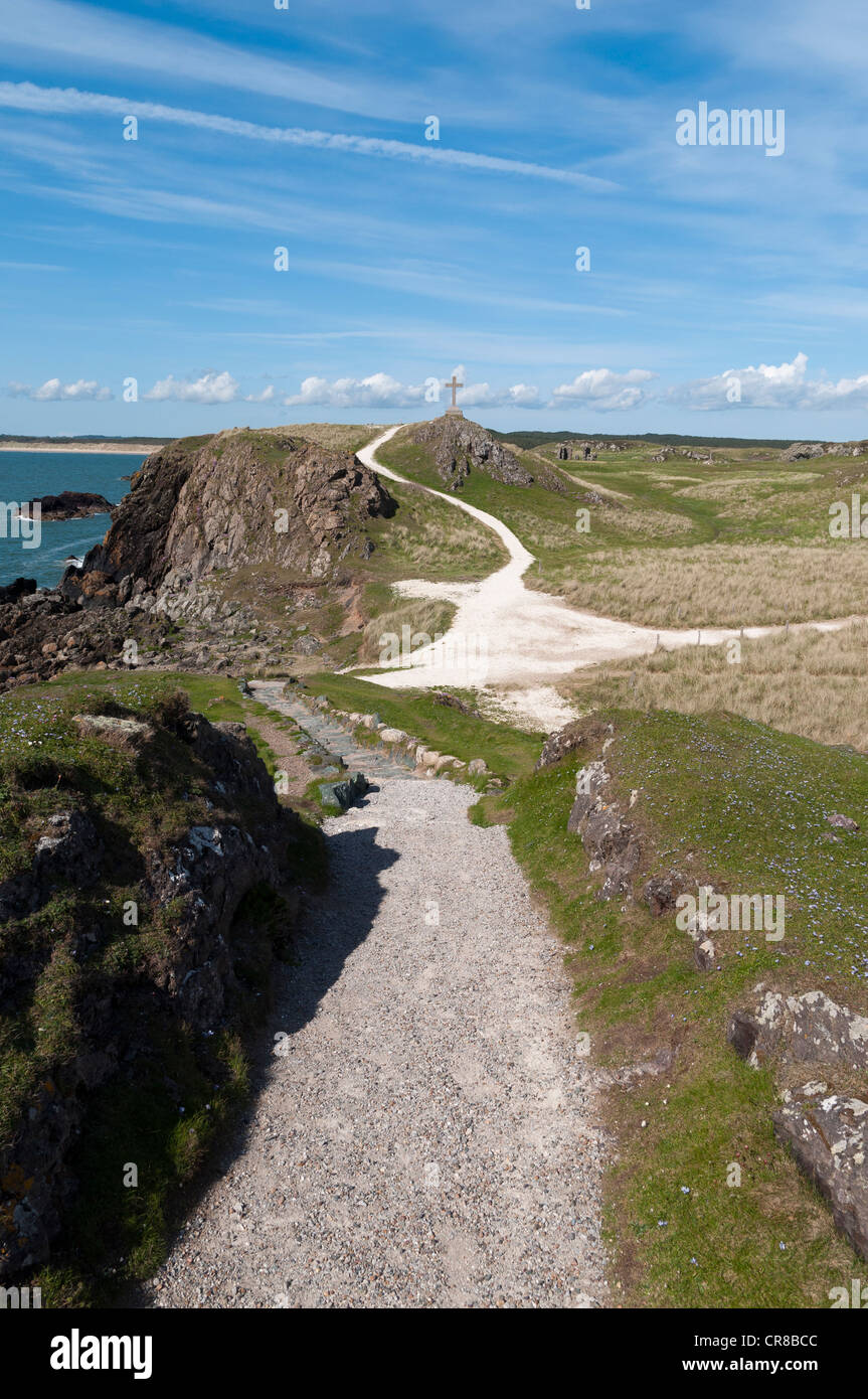 Llanddwyn Insel Anglesey Nordwales Stockfoto