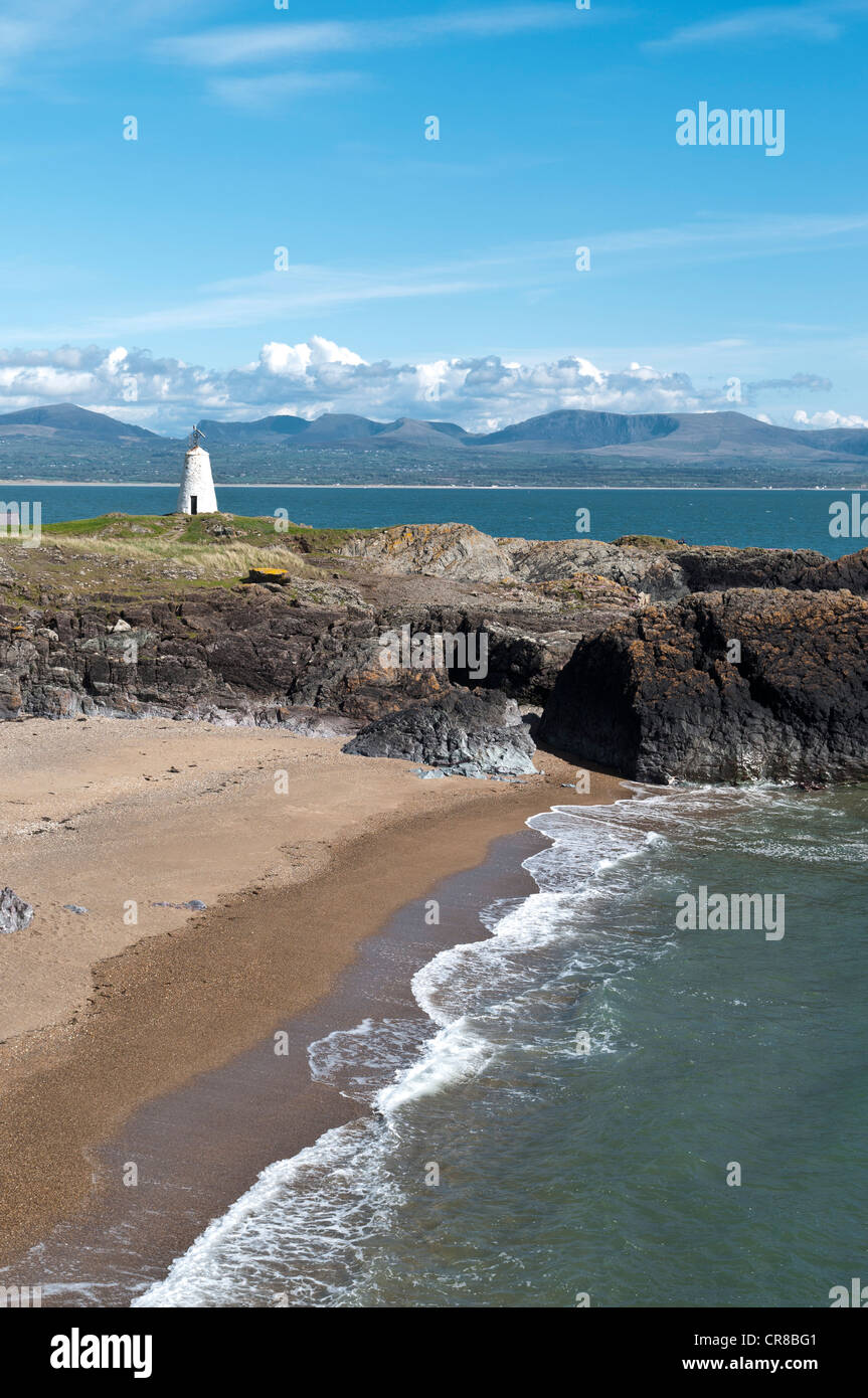 Porth Twr-Mawr auf Llanddwyn Insel Anglesey Nordwales Stockfoto