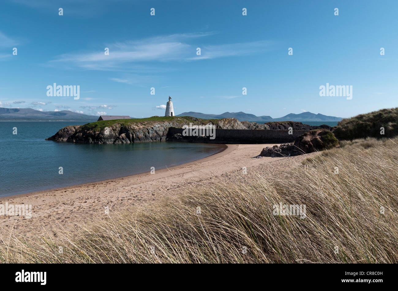 Piloten-Bucht auf Llanddwyn Insel Anglesey North Wales Stockfoto
