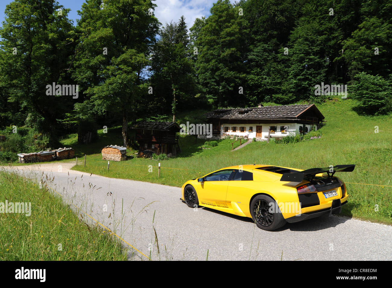 Reiter Engineering Lamborghini Murcielago Strada GT, street legal Rennmaschine, Salzburg, Austria, Europe Stockfoto